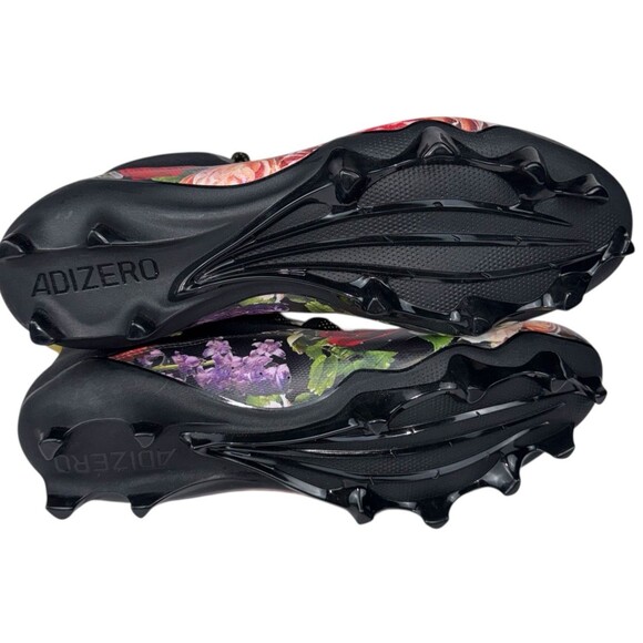 Adidas Mens Size 15 Football Cleats Adizero Chaos Black Metallic Gold ID4821 New main image 7